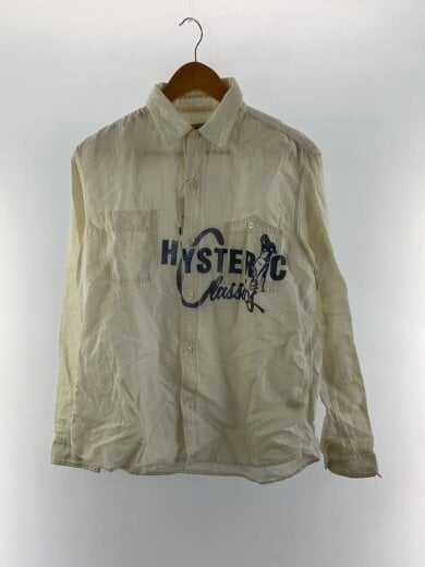 商品画像：長袖シャツ/L/コットン/CRM/02171AH04 1