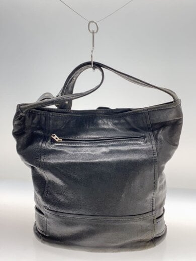 商品画像：ショルダーバッグ/羊革/BLK/無地 3