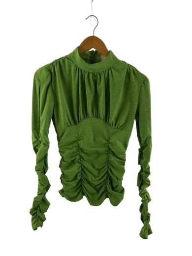 商品画像：長袖カットソー/S/ポリエステル/GRN/02220380350 1