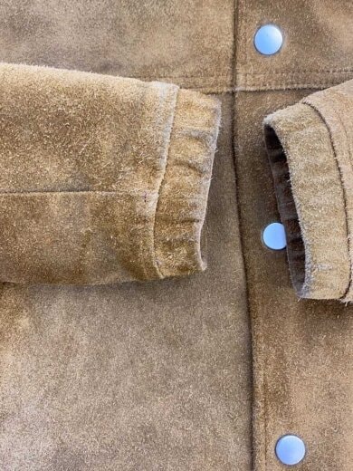 商品画像：レザージャケット・ブルゾン/1/スウェード/CML/無地/NN-J3118 6