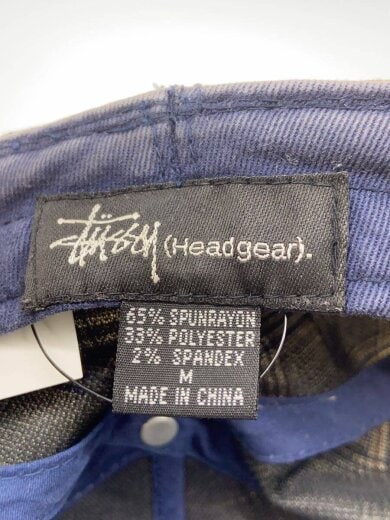 商品画像：キャップ/--/コットン/GRY/チェック/メンズ 5