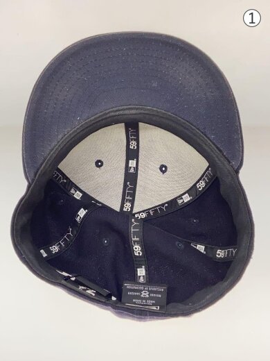 商品画像：キャップ/7 3/8/コットン/BLK/無地/メンズ 4