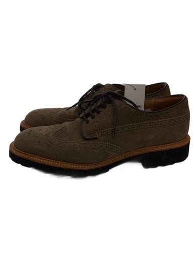 商品画像：ドレスシューズ/24.5cm/BEG/スウェード/A2F3618/ウイングチップ/メダリオン 1