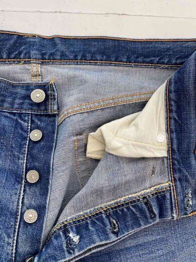 商品画像：60s~/BIGE/足長R/ボタン裏4/平行ステッチ/ウエストチェーン/ストレートパンツ/36 3