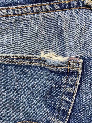 商品画像：60s~/BIGE/足長R/ボタン裏4/平行ステッチ/ウエストチェーン/ストレートパンツ/36 7