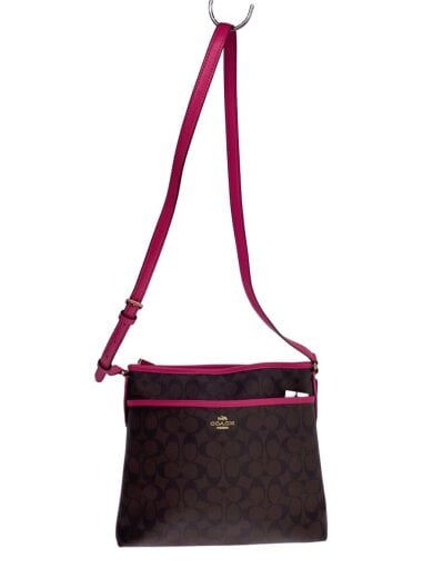 商品画像：ショルダーバッグ/レザー/BRW/総柄/D1723-F23866 1