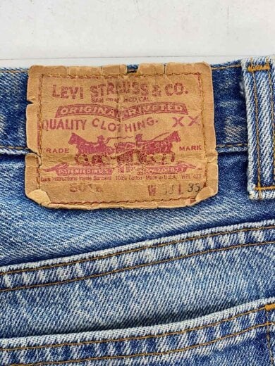 商品画像：ストレートパンツ/33/デニム/IDG/501-0000 4