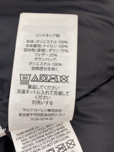 商品画像：ダウンベスト/L/ポリエステル/BLK 4