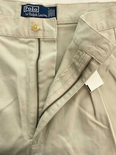 商品画像：ショートパンツ/36/コットン/CRM/TYLER SHORT/90s/2タック 3