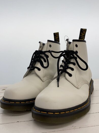 商品画像：レースアップブーツ/UK10/WHT/レザー/8ホール// 2