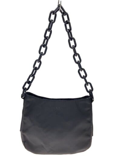 商品画像：ショルダーバッグ/ナイロン/BLK/ショルダーチェーン/内側ヨゴレ有// 1