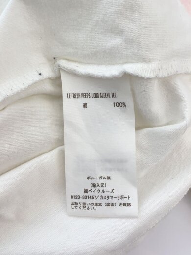 商品画像：長袖Tシャツ/M/コットン/WHT 5