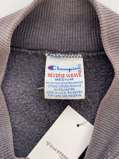 商品画像：90s/REVERSE WEAVE/USA製/スナップカーディガン(厚手)/M/BLK// 4