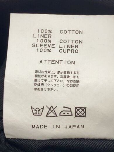 商品画像：テーラードジャケット/--/コットン/BLK/無地/デニム 4