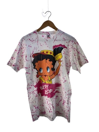 商品画像：90s/USA製/BETTY POP/Tシャツ/ペンキプリント 1