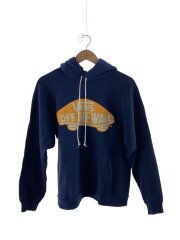 90s/USA製/hanesボディ/オールドスケート/パーカー/L/NVY