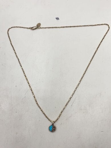 商品画像：ネックレス/SV925/カラーストーン/ターコイズ/トップ有/メンズ 2