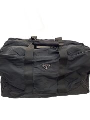 ボストンバッグ/ナイロン/BLK