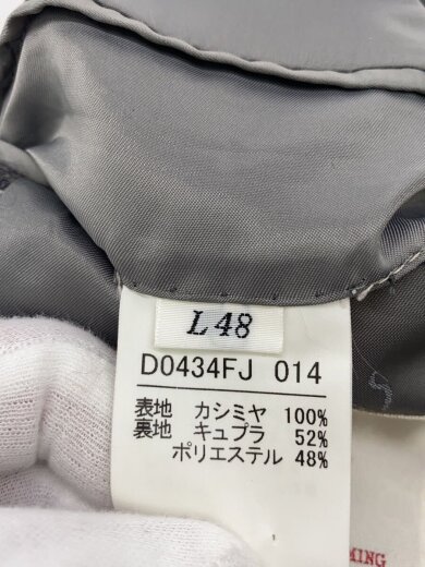 商品画像：テーラードジャケット/L/カシミア/GRY/D0434FJ/小穴有 4