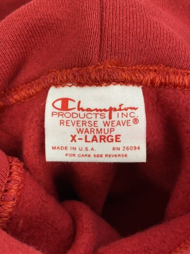 商品画像：パーカー/XL/コットン/RED 3