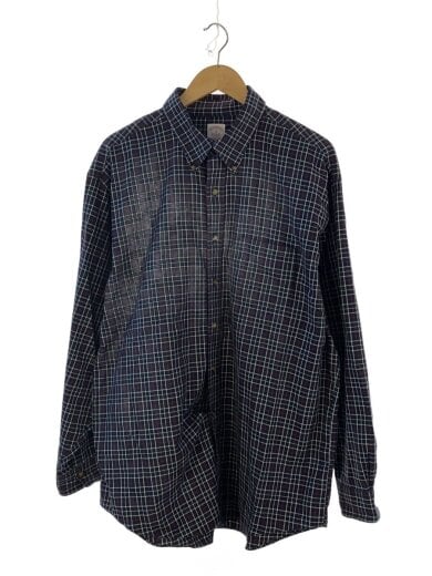 商品画像：長袖シャツ/XL/コットン/NVY/チェック 1