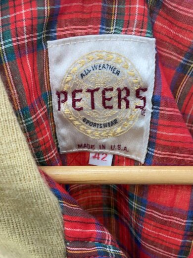 商品画像：60s/USA製/スイングトップ/TALONZIP/裏地チェック/42 3