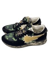 ローカットスニーカー/--/BLK/ナイロン