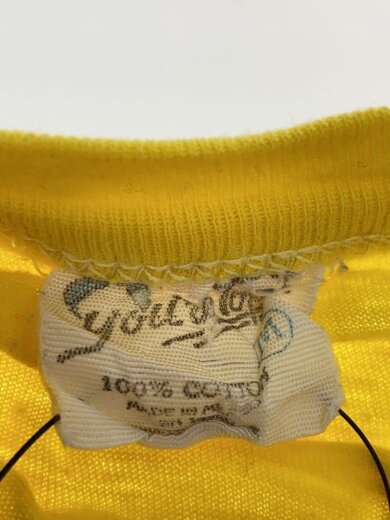 商品画像：CRAZY EDDIE/Tシャツ/M/コットン/YLW/70s 3