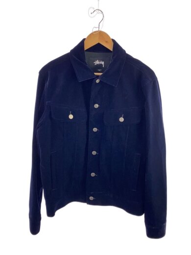 商品画像：ジャケット/S/ポリエステル/NVY/無地 1