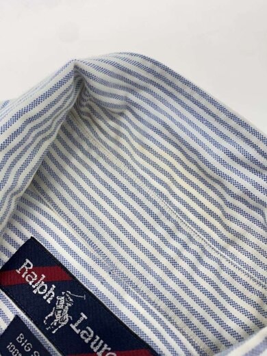 商品画像：長袖シャツ/XL/コットン/ストライプ/big shirts 5