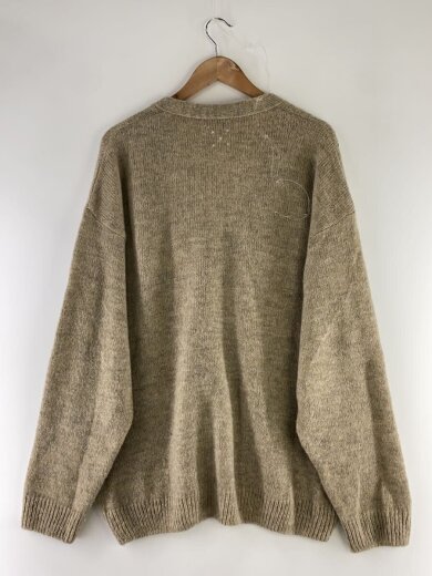 商品画像：カーディガン(厚手)/XL/アクリル/BEG/無地 2