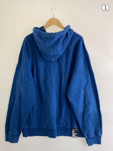 商品画像：ジップパーカー/XL/コットン/BLU// 2