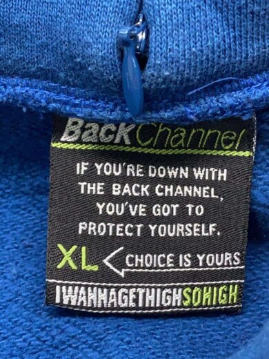 商品画像：ジップパーカー/XL/コットン/BLU// 3