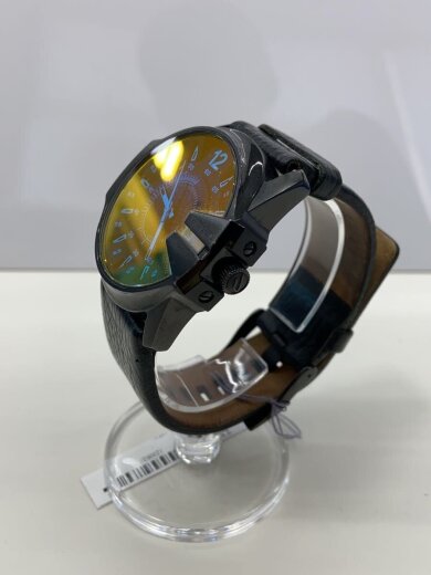 商品画像：腕時計/アナログ/レザー/BLK/DZ-1657 2