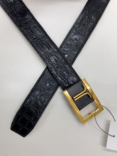 商品画像：ベルト/レザー/BLK/メンズ 2