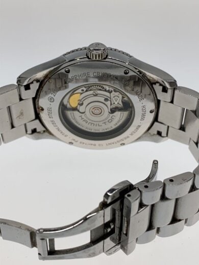 商品画像：ジャズマスターシービューデイデイト/自動巻腕時計/アナログ/ステンレス/BLK/SLV/H375 3