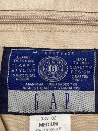 商品画像：OLDGAP/ハンティングベスト/M/ポリエステル/BEG/90s 3