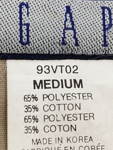 商品画像：OLDGAP/ハンティングベスト/M/ポリエステル/BEG/90s 4