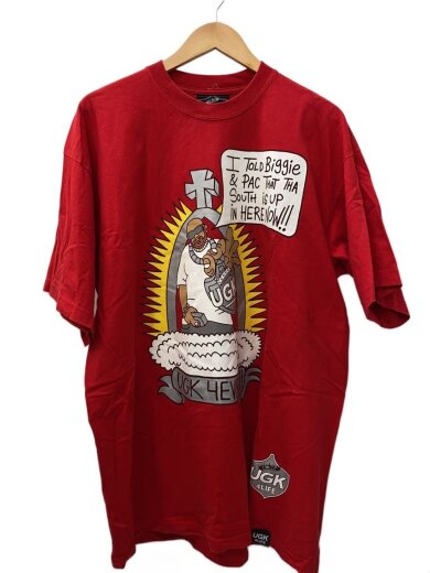商品画像：UGK 4life/pimp c/rap/Tシャツ/XXL/コットン/RED 1