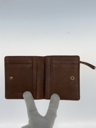 商品画像：2つ折り財布/レザー/BRW/無地/メンズ// 4