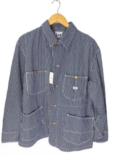 商品画像：カバーオール/L/コットン/WHT/ストライプ/LT0659// 1