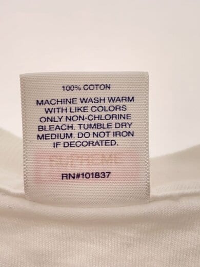 商品画像：Tシャツ/L/コットン/WHT/rn101837// 4
