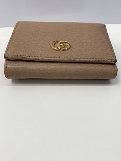 商品画像：GGマーモント/3つ折り財布/レザー/BRW/無地/レディース 4
