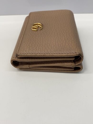 商品画像：GGマーモント/3つ折り財布/レザー/BRW/無地/レディース 5