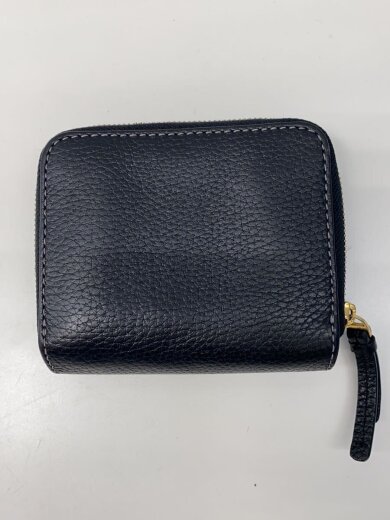 商品画像：2つ折り財布/レザー/BLK/メンズ 2