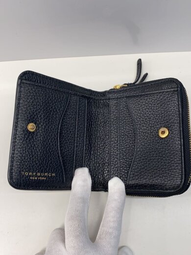 商品画像：2つ折り財布/レザー/BLK/メンズ 7