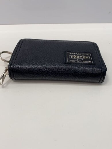 画像：PORTERCALM COIN CASE/コインケース/レザー/BLK/無地/メンズ/041-031254