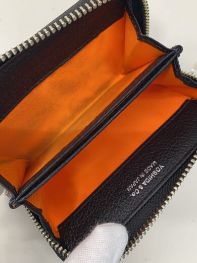 画像：PORTERCALM COIN CASE/コインケース/レザー/BLK/無地/メンズ/041-031257