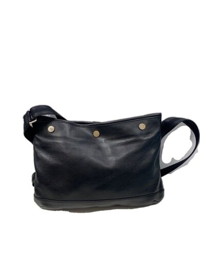 商品画像：DELIGHT SACOCHE/サコッシュ/ショルダーバッグ/レザー/BLK/無地/145-03287 1