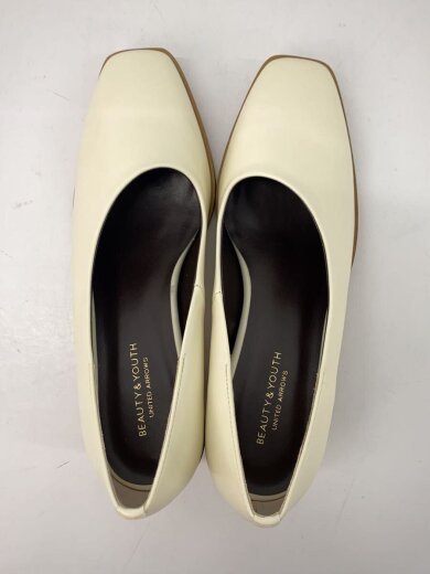 商品画像：カーブボックスヒールパンプス/スクエアトゥ/BG BY C/35/CRM/レザー/1831-699-6237/ 3